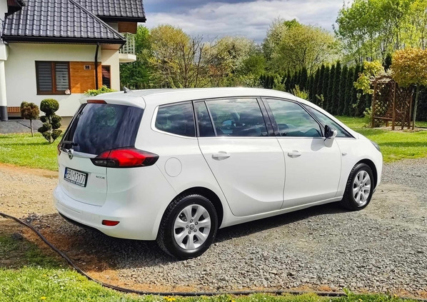 Opel Zafira cena 34900 przebieg: 180200, rok produkcji 2015 z Goniądz małe 529